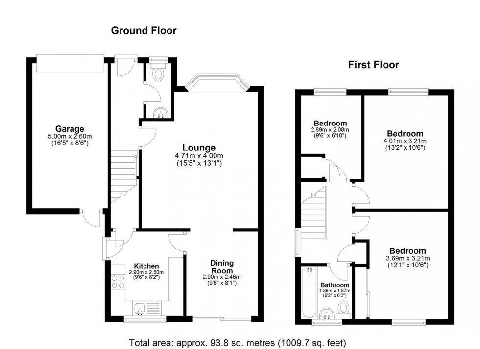 Floorplan for Rectory Lane North, Leybourne, ME19 5RA