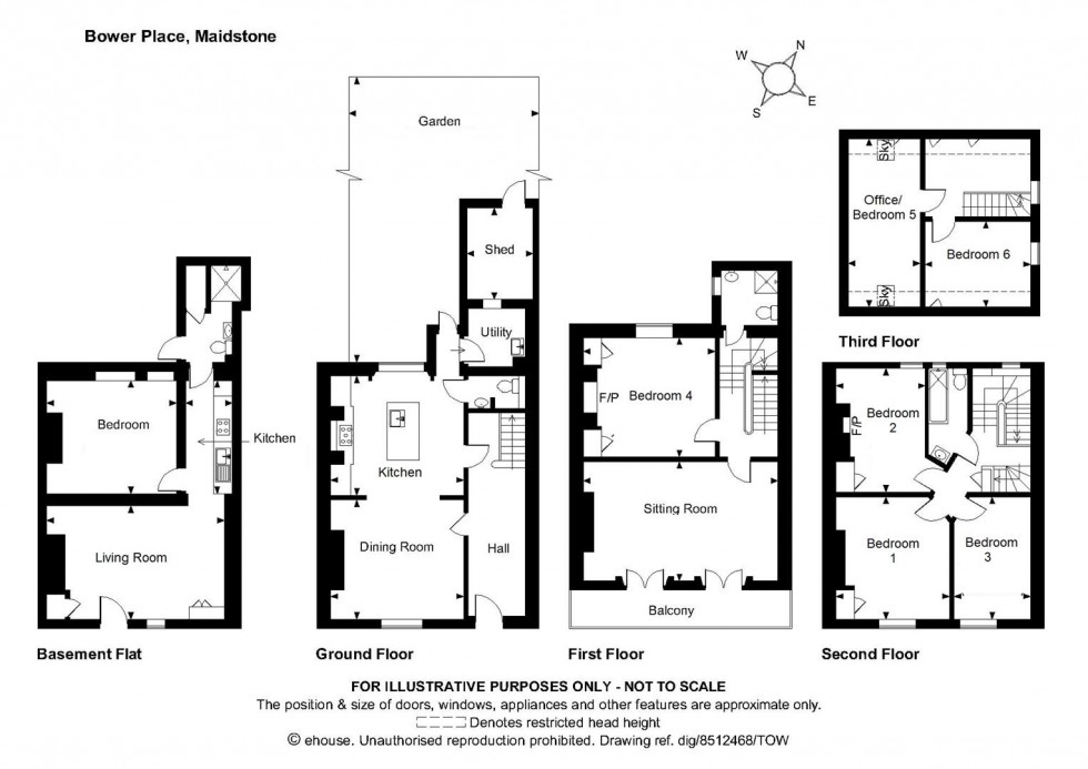 Floorplan for Bower Place, Maidstone