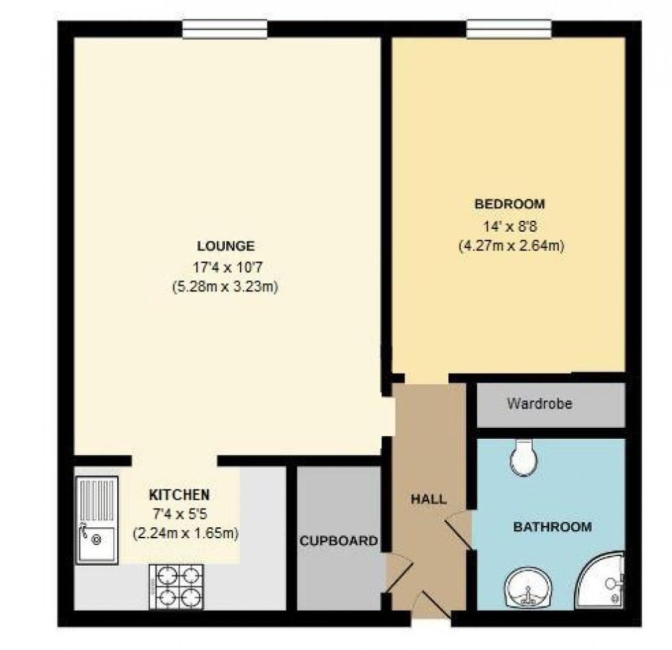 Floorplan for Marsham Street, Maidstone