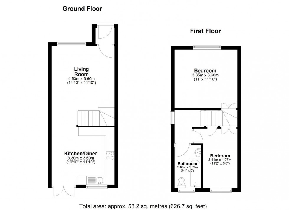 Floorplan for Redbank, Leybourne, West Malling
