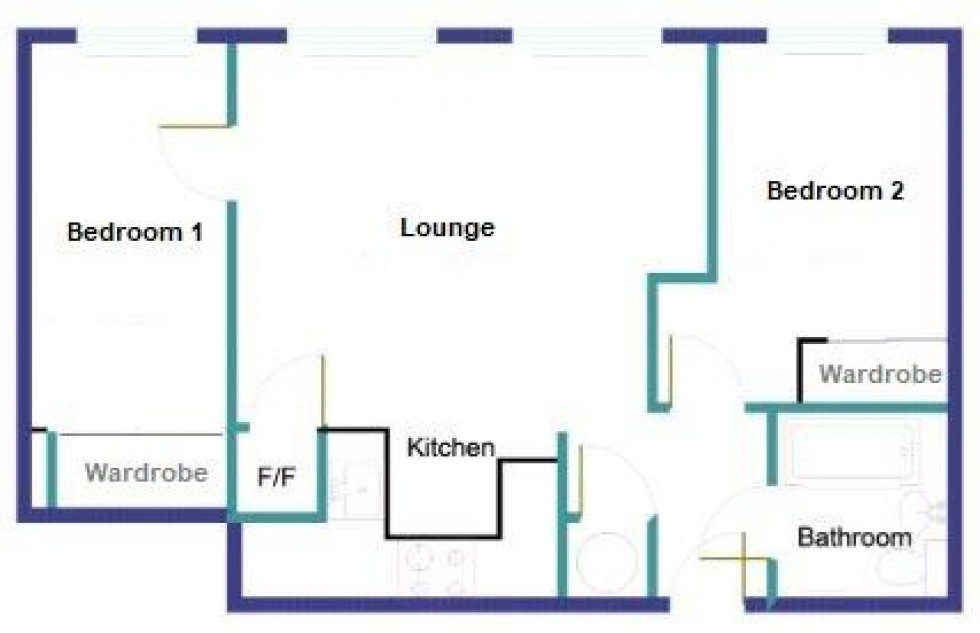 Floorplan for Knightrider Court, Knightrider Street, Maidstone