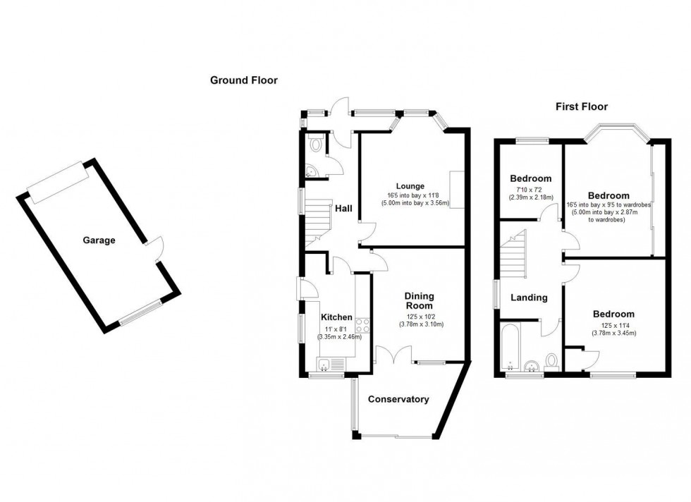 Floorplan for Heathfield Close, Penenden Heath, Maidstone