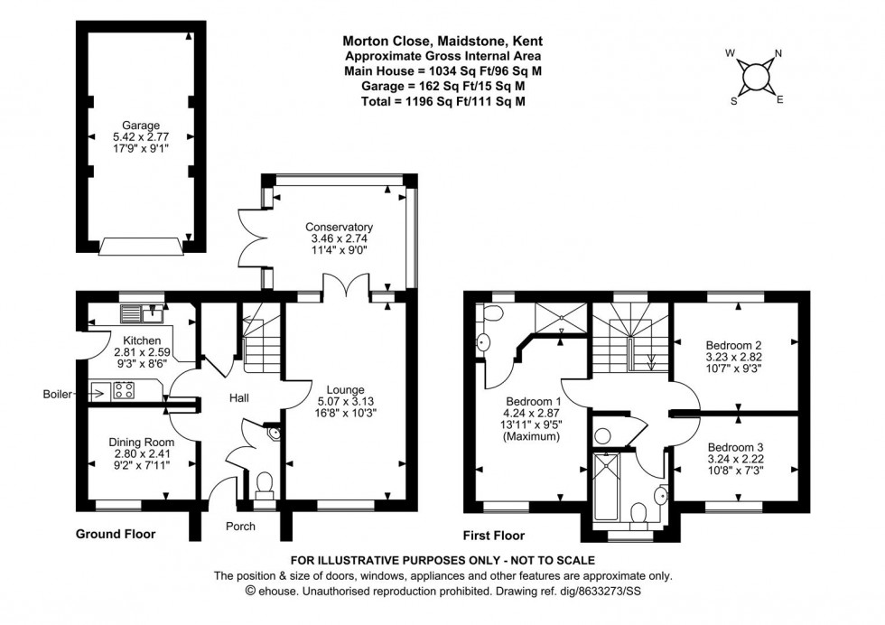Floorplan for Morton Close, Maidstone