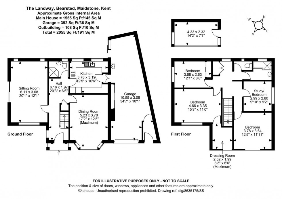 Floorplan for The Landway, Bearsted, Maidstone