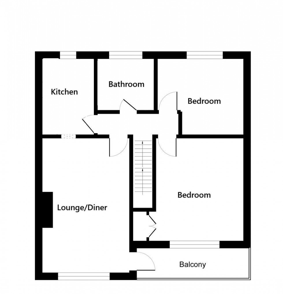 Floorplan for Alkham Road, Maidstone
