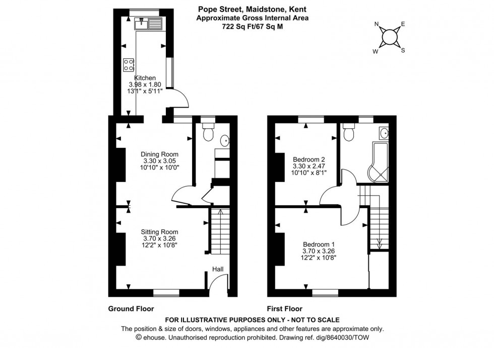 Floorplan for Pope Street, Maidstone