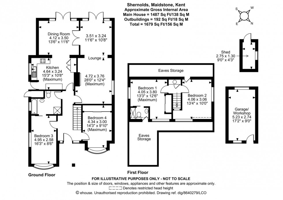 Floorplan for Shernolds, Maidstone