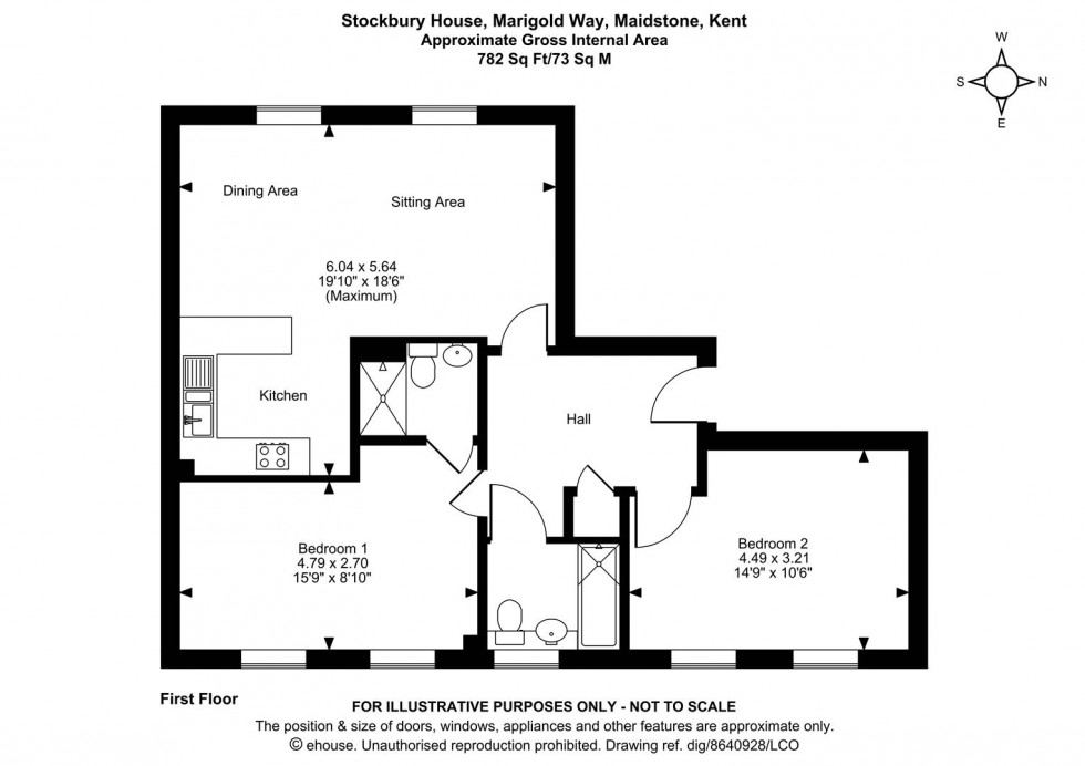 Floorplan for Marigold Way, Maidstone