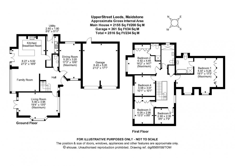 Floorplan for Upper Street, Leeds, Maidstone