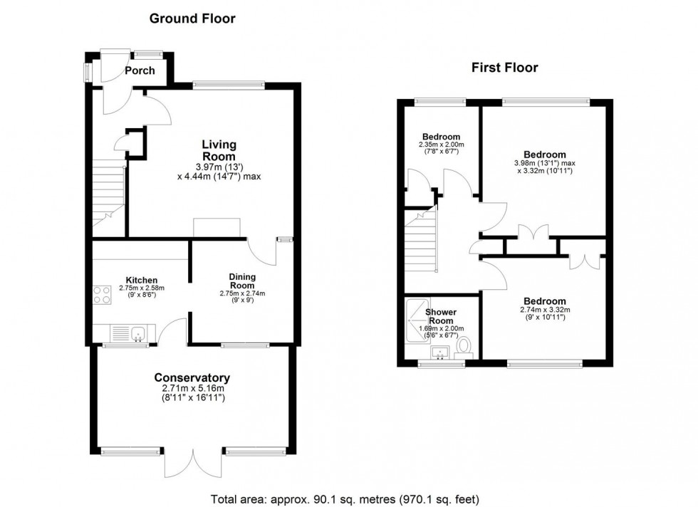 Floorplan for Whimbrel Green, Larkfield, Aylesford