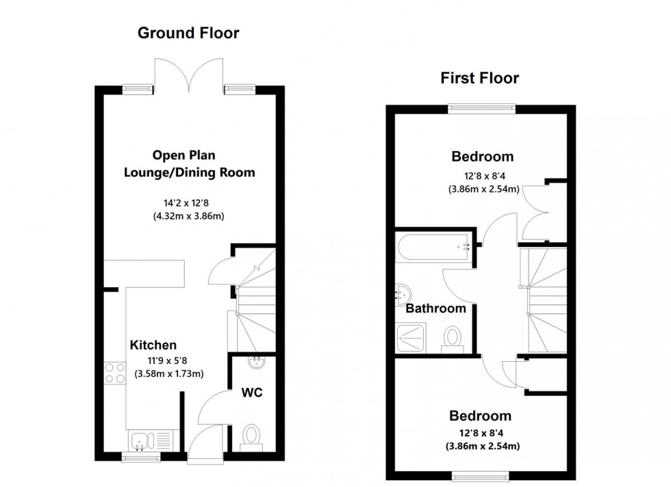 Floorplan for Astley Terrace, Hastings Road, Maidstone