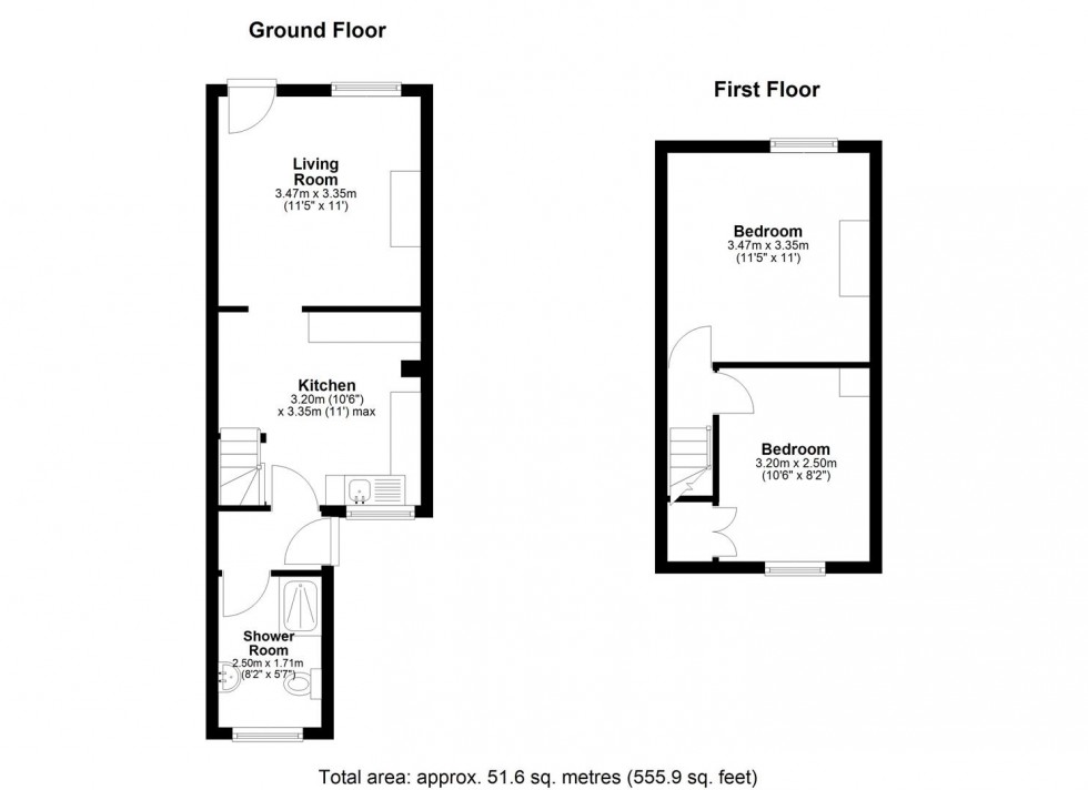 Floorplan for Church Fields, West Malling