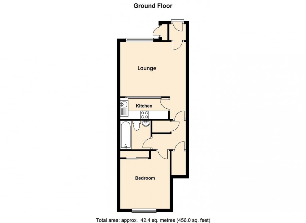 Floorplan for Neath Court Northumberland Road, Maidstone