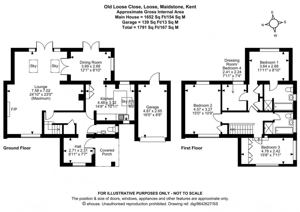 Floorplan for Old Loose Close, Loose, Maidstone