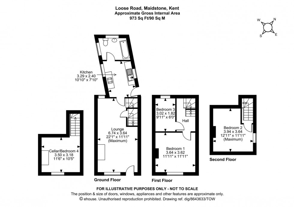 Floorplan for Loose Road, Maidstone