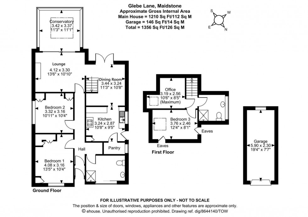 Floorplan for Glebe Lane, Maidstone