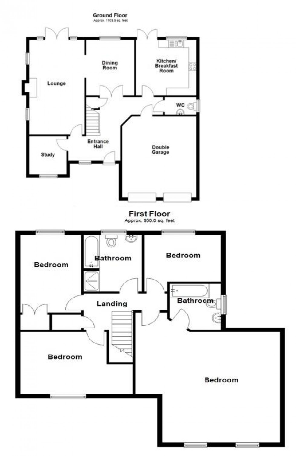 Floorplan for Greyfriars Close, Maidstone