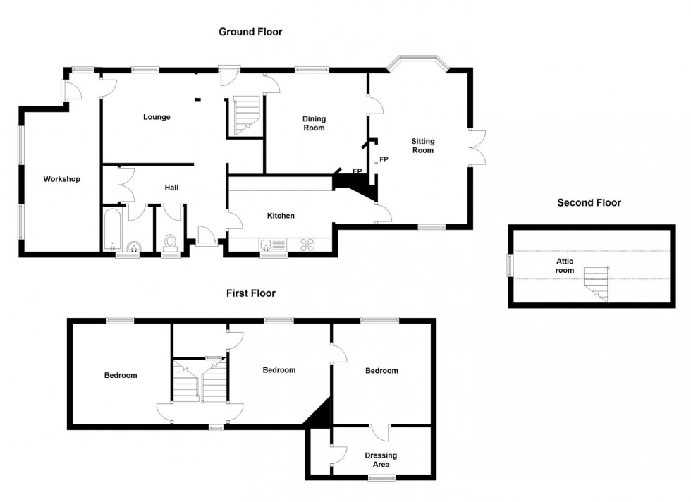Floorplan for Kirkdale, Loose, Maidstone