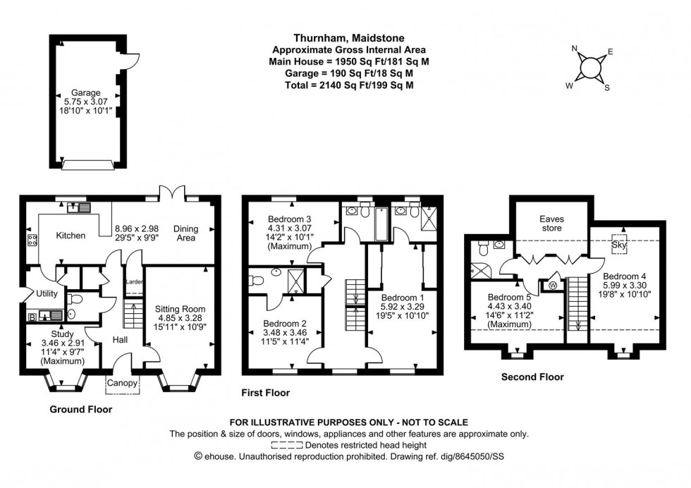 Floorplan for Barty Way, Thurnham, Maidstone