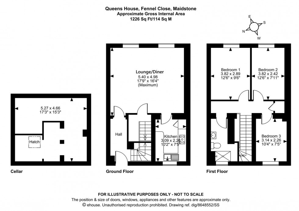 Floorplan for Fennel Close, Maidstone