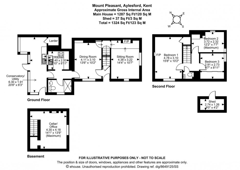 Floorplan for Mount Pleasant, Aylesford