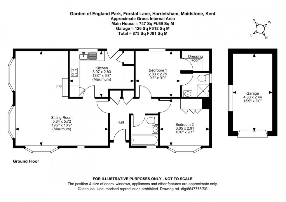 Floorplan for Forstal Lane, Harrietsham, Maidstone
