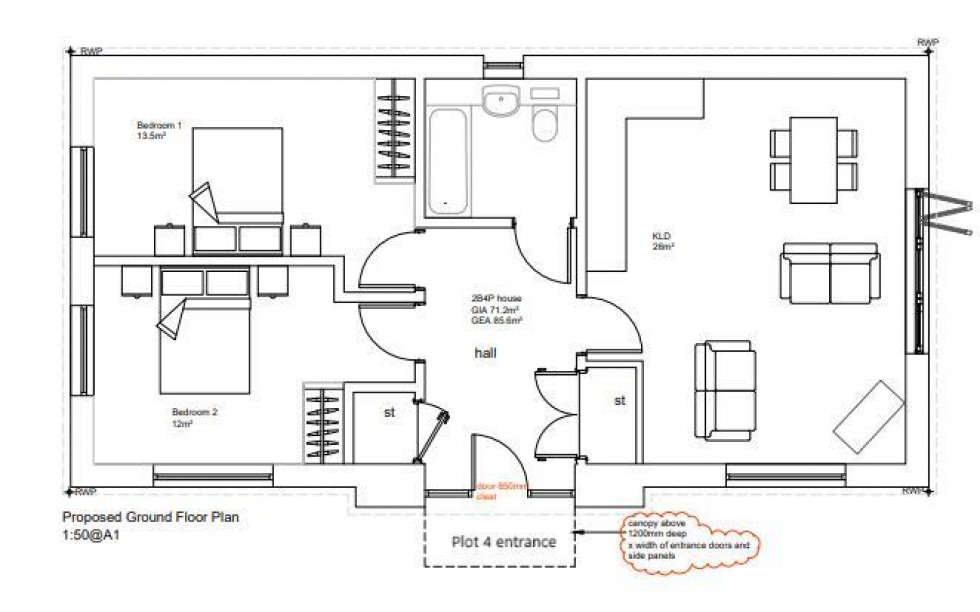 Floorplan for Charlton Lane, West Farleigh, Maidstone