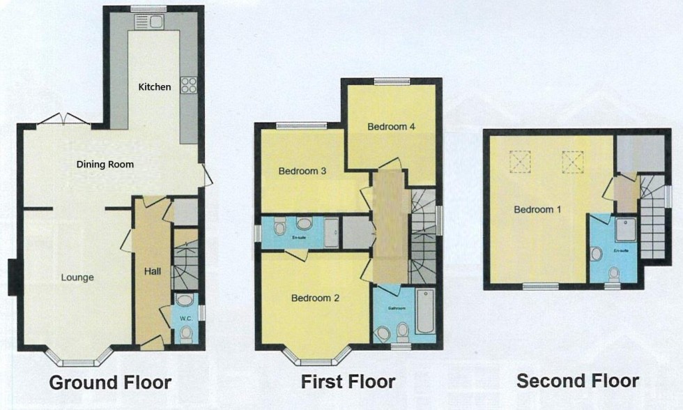 Floorplan for Lower Road, East Farleigh, Maidstone