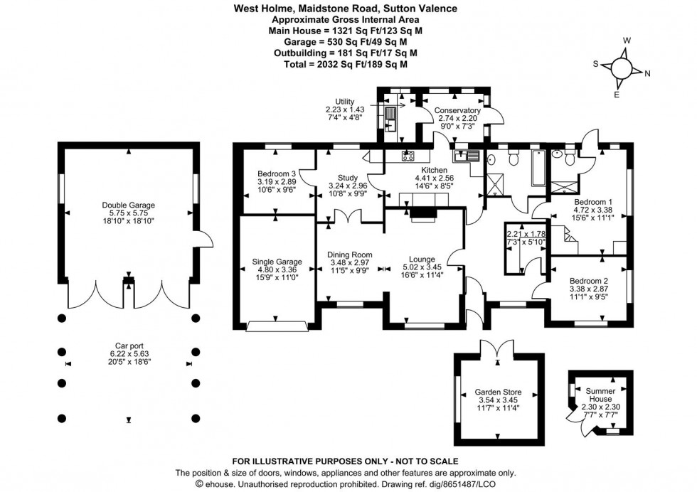Floorplan for Maidstone Road, Sutton Valence, Maidstone