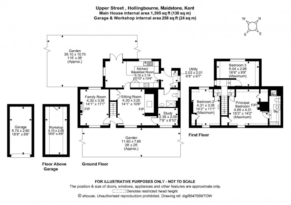 Floorplan for Upper Street, Hollingbourne, Maidstone