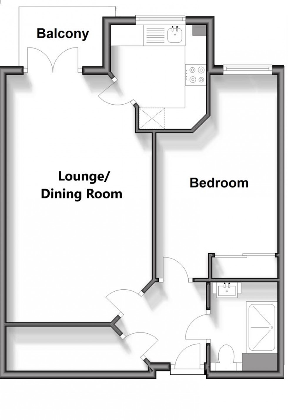 Floorplan for King Street, Maidstone