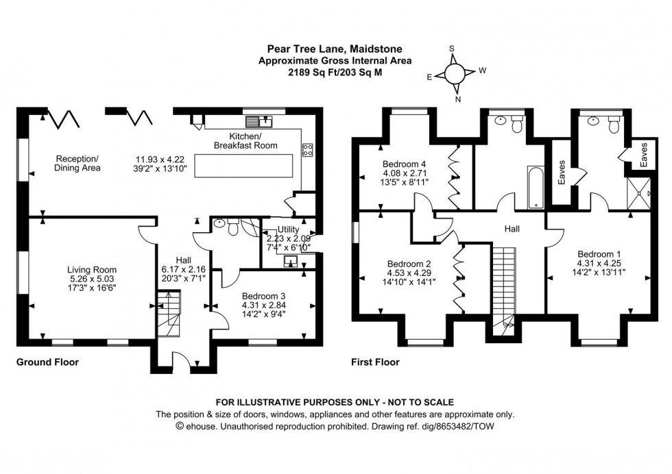 Floorplan for Pear Tree Lane, Loose, Maidstone