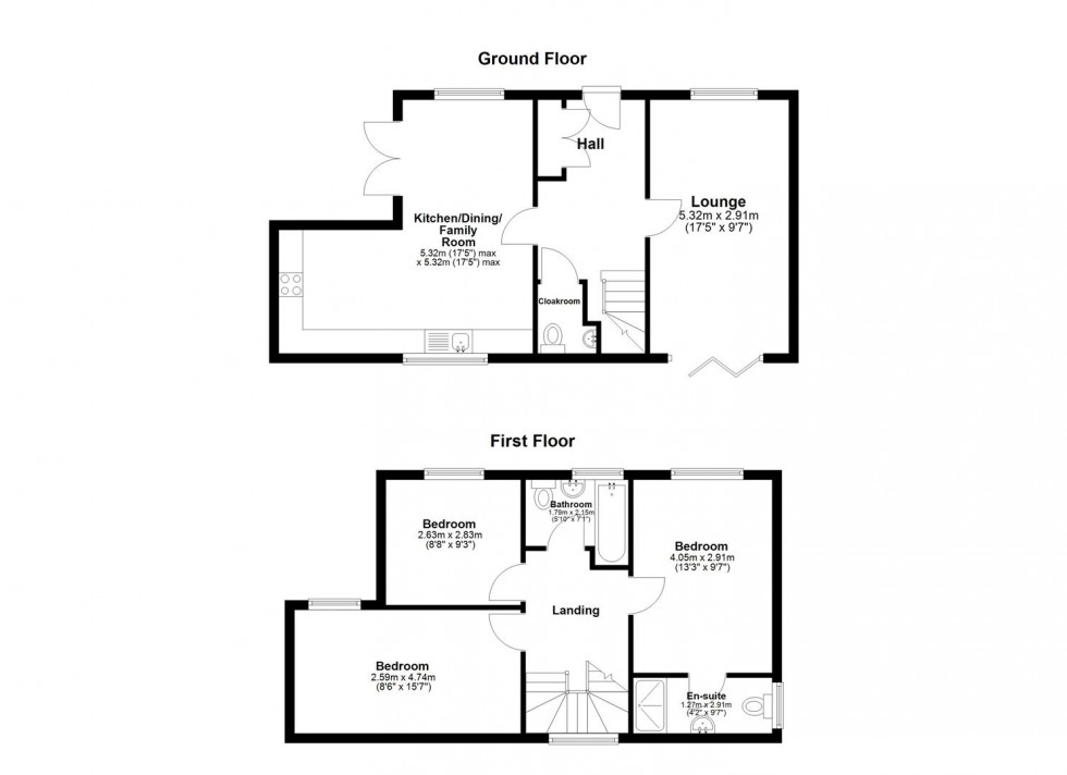 Floorplan for Wiltshire Way, Maidstone