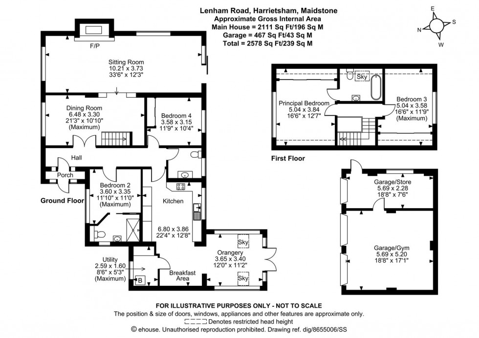 Floorplan for Lenham Road, Harrietsham, Maidstone