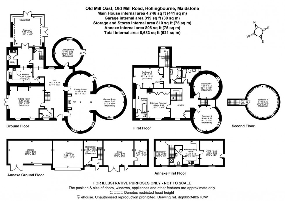 Floorplan for Old Mill Road, Hollingbourne, Maidstone