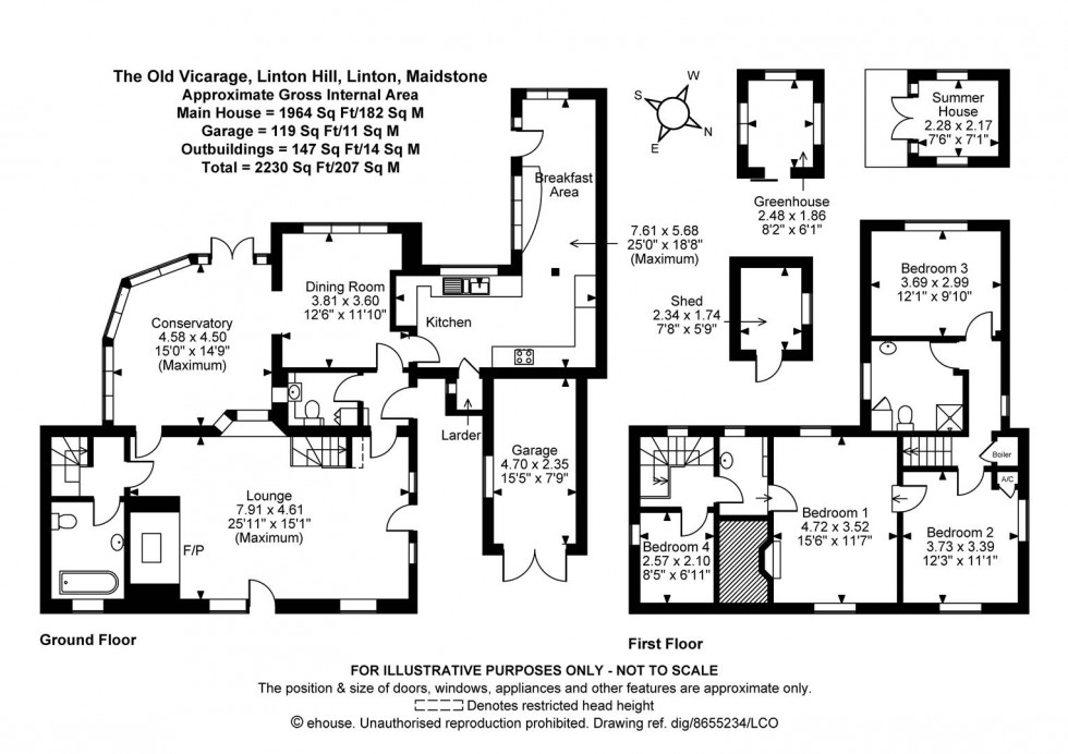 Floorplan for Linton Hill, Linton, Maidstone