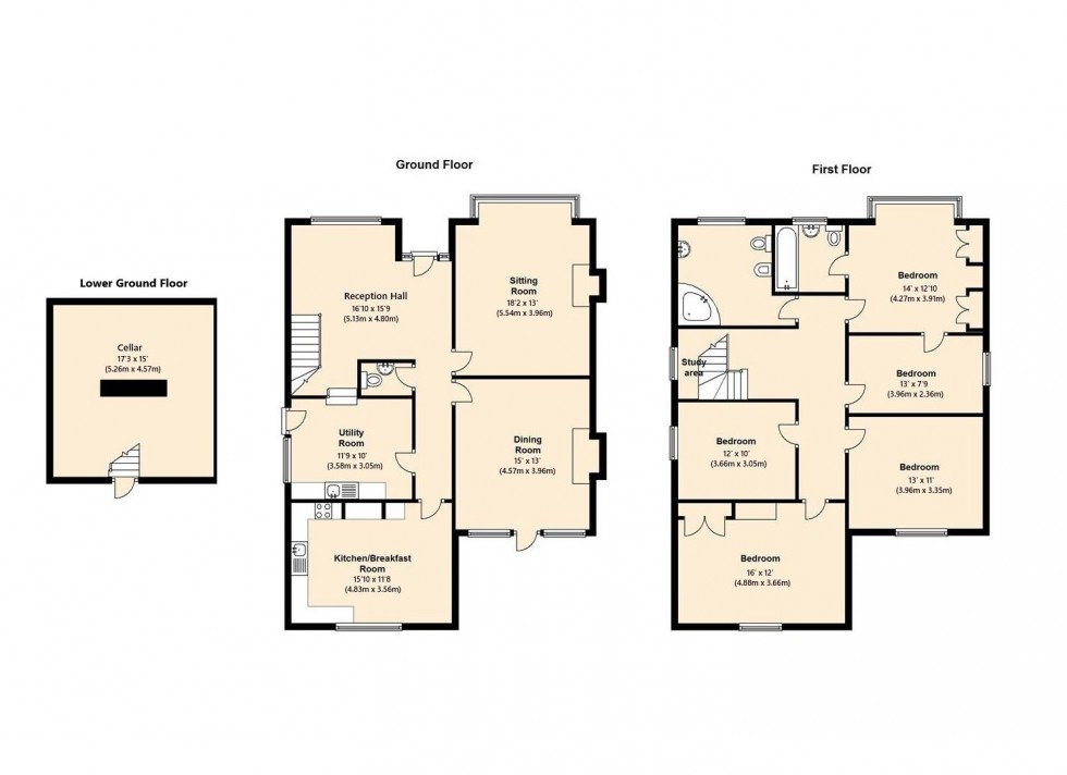 Floorplan for St. Michaels Road, Maidstone