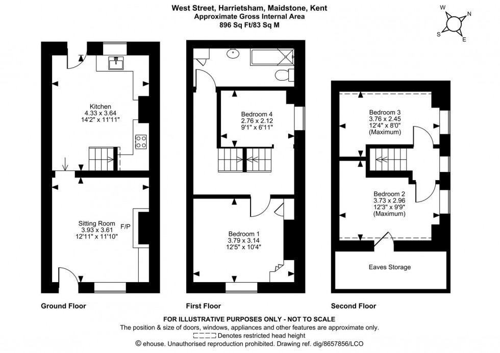 Floorplan for West Street, Harrietsham, Maidstone
