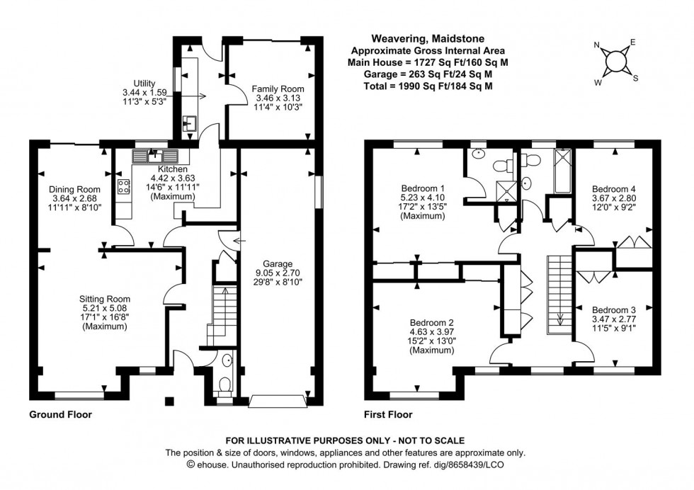 Floorplan for Briar Fields, Weavering