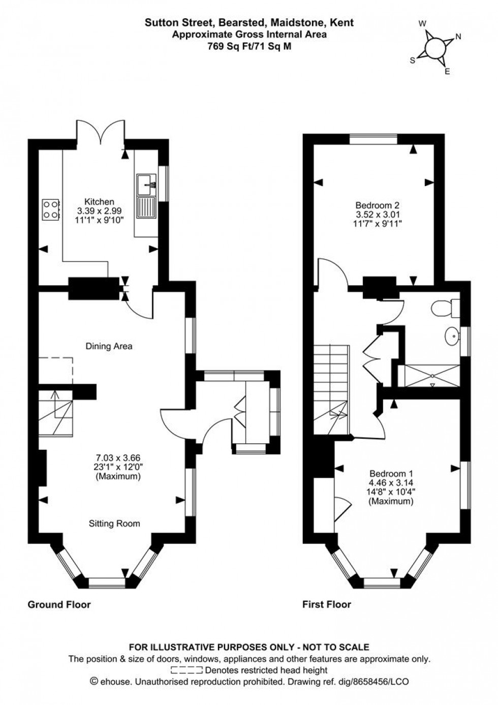 Floorplan for Sutton Street, Bearsted, Maidstone