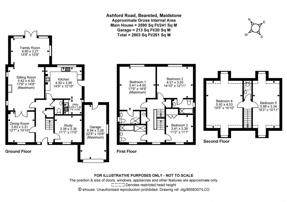 Floorplan for Ashford Road, Bearsted, Maidstone