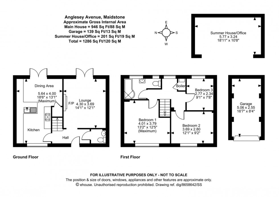 Floorplan for Anglesey Avenue, Maidstone
