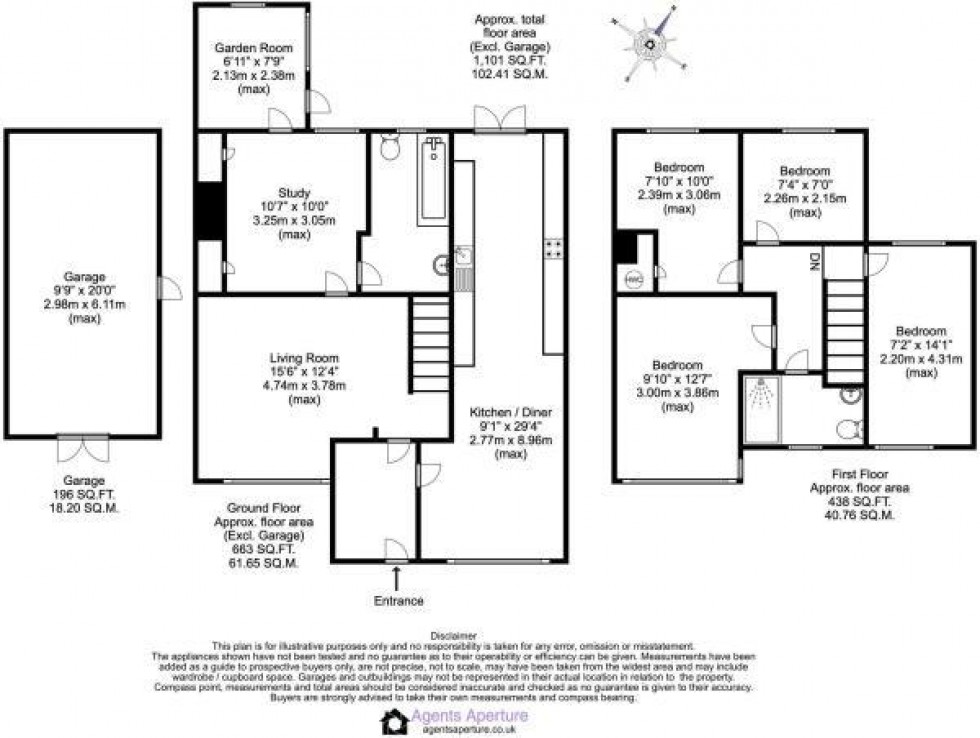 Floorplan for Station Road, Ditton, Aylesford