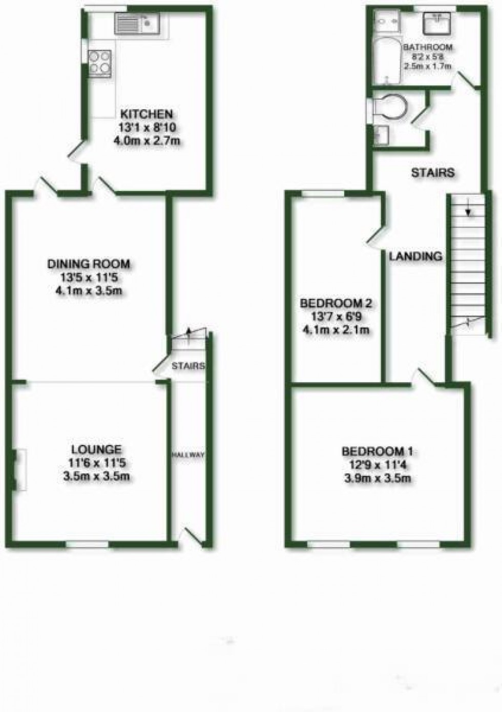 Floorplan for Campbell Road, Maidstone