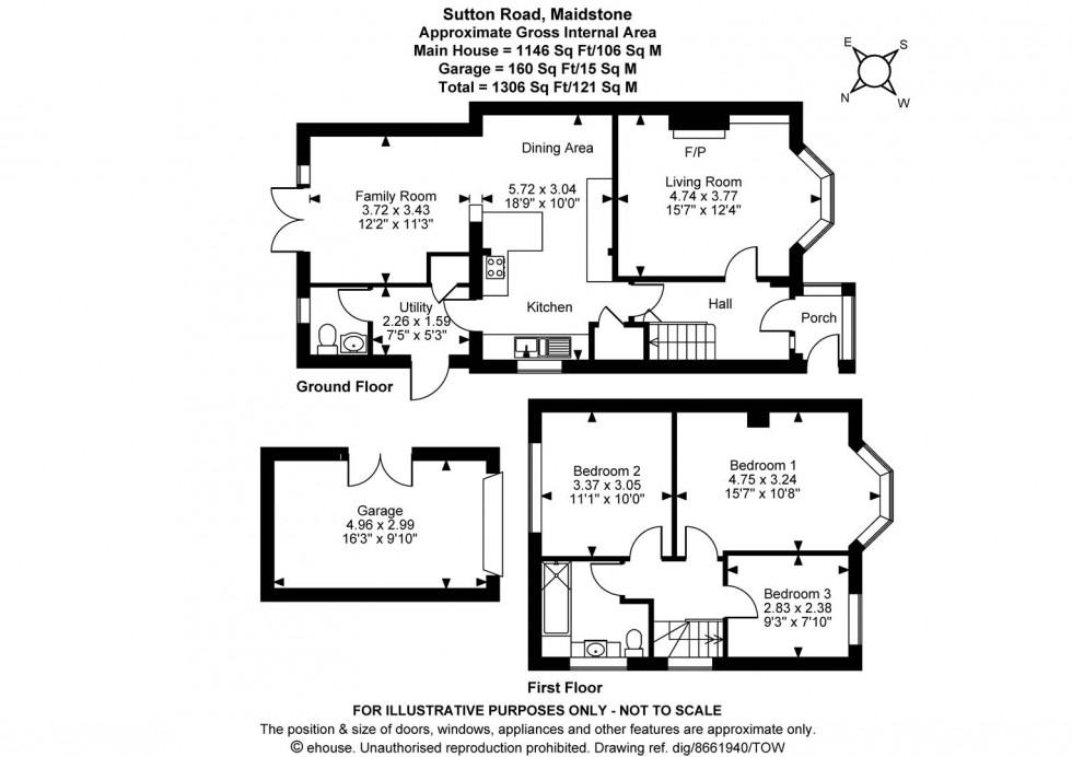 Floorplan for Sutton Road, Maidstone