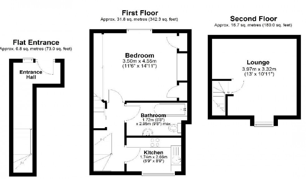 Floorplan for Brunswick Street East, Maidstone