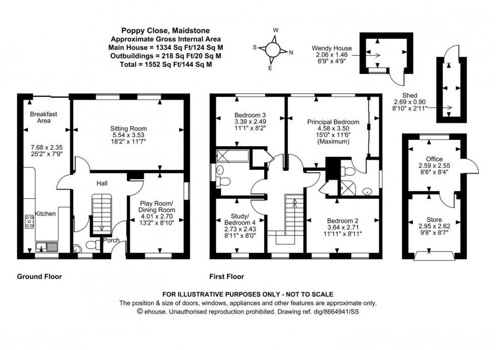 Floorplan for Poppy Close, Maidstone