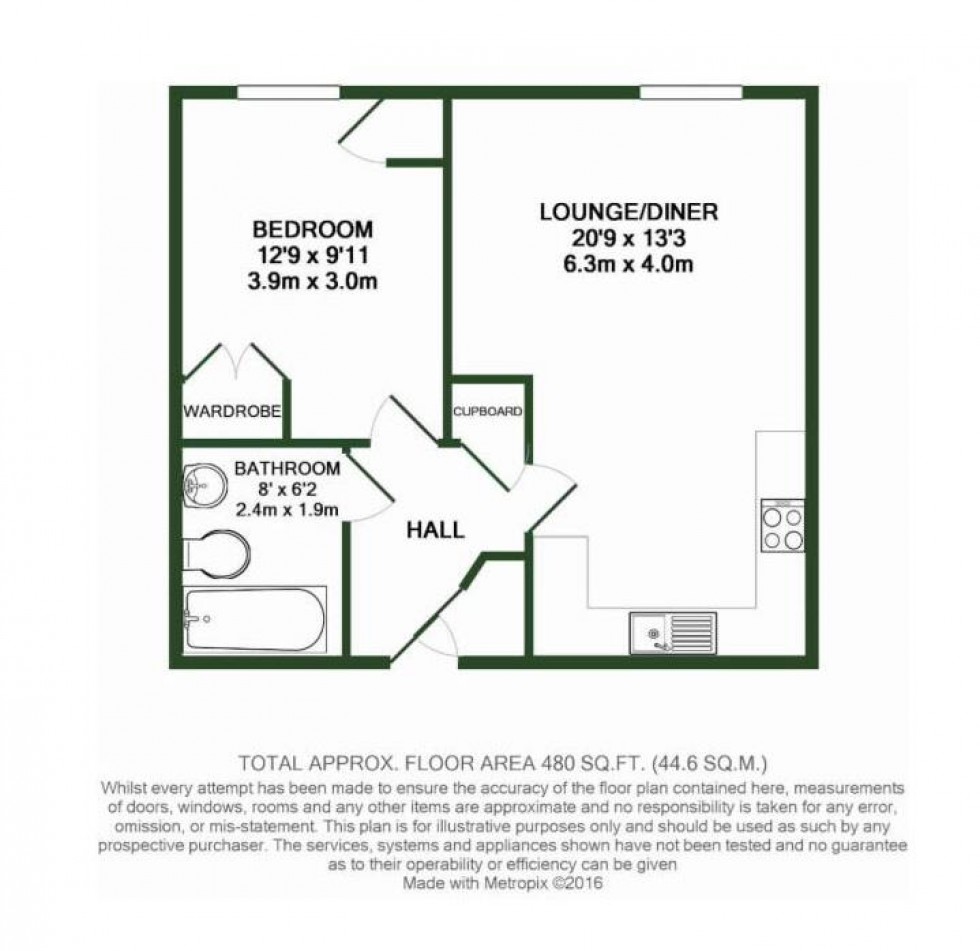 Floorplan for Melrose Close, Maidstone