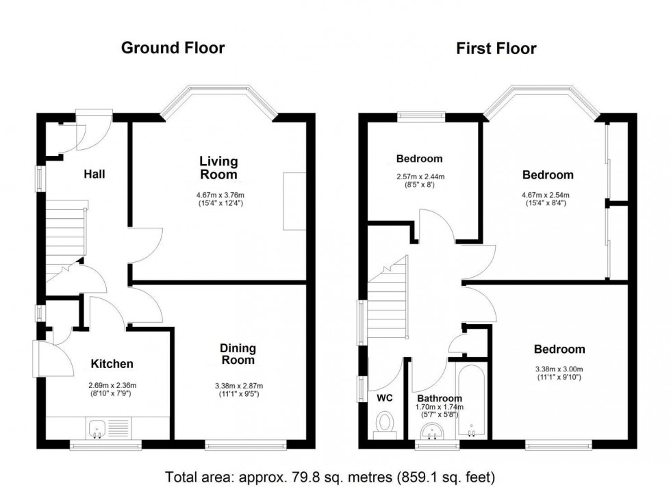 Floorplan for Poplar Grove, Allington, Maidstone
