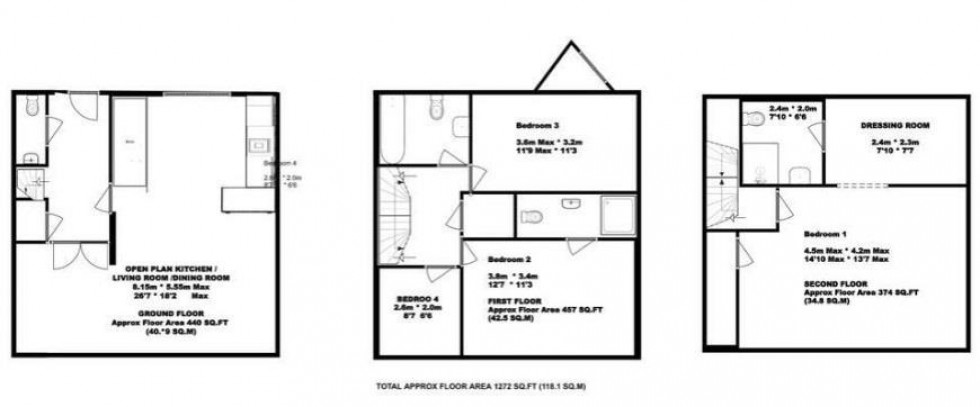 Floorplan for Old Dover Works, Maidstone